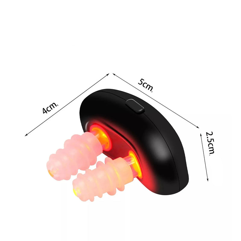 Dispositivo portátil de terapia nasal con luz roja para alivio eficaz de rinitis y congestión nasal.